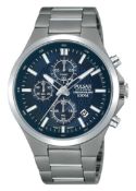 Pulsar Mens PM3109X1 Titanium Chronograph Bracelet Wrist Watch