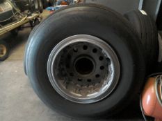 These Tyres Were Flown on and Removed from Concorde 101 G-AXDN After Landing at Duxford Airfield