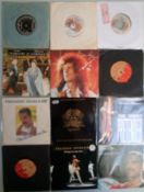 A collection of 17 x Queen and related vinyl records.