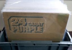 A collection of 65 x vinyl lp records. Deep purple etc.