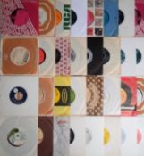 A collection of 90 x vinyl records.