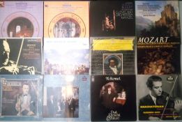 A Collection Of 12 x Classical / Rock Folk Vinyl Records