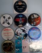 A collection of 8 x picture disc vinyl records.