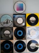A collection 10 x Ultravox vinyl records - Picture discs - Clear disc etc.