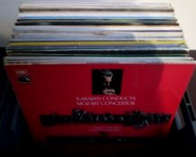 A collection of 51 x vinyl records.