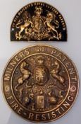 A collection of Victorian safe plates. cIRCA 1860-1901