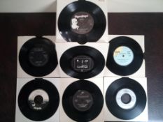A collection of 50 x vinyl records. Ian dury & the blockheads - Dead or alive - Ultravox etc.