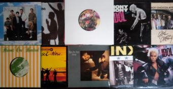A collection of 50 x vinyl records. David Bowie -Dexys midnight runners - Bad Manners etc.