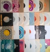 A collection of 90 x vinyl records.