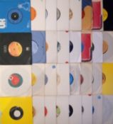 A collection of 75 x vinyl records.