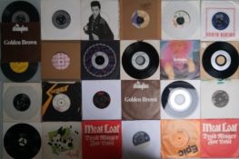 A collection of 24 x vinyl records - Meatloaf - Pink Floyd - The Who - The Stranglers.
