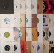 A collection of 75 x vinyl records.