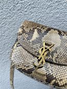 YVES SAINT LAURENT Kaia Small Pyton Shoulder Bag