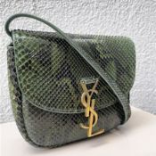 YVES SAINT LAURENT Kaia Small Python ± Shoulder Bag