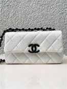 CHANEL My Everything Small Quilted Caviar Leather Shoulder Bag