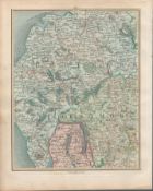 Lake District Ambleside Kendal Keswick - John Cary’s Antique 1794 Map