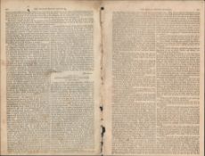 Antique Irish Newspaper 1834 Calgorm Castle Antrim The Devil Outwitted.