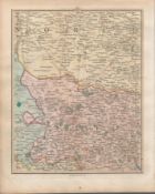 East Anglia Norfolk Suffolk John Cary's Antique 1794 Map