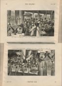 Australia Team Inaugural Cricket Tour Of England 1878 Antique Newspaper