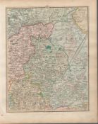 East England Cambridge Bedford John Cary’s Antique 1794 Map.