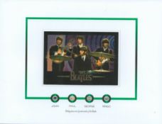 Beatles Personal Used Worn Swatch Of Clothing From Each Of The Fab Four
