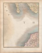Isle of Man South Douglas John Cary’s Antique 1794 Map.
