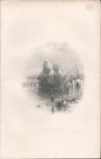 Antique Engraving 1850’s Donegal Castle Donegal