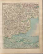 Essex Kent Colchester Chelmsford Southend - John Cary’s Antique 1794 Map