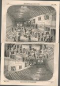 Victorian Candle Making London Factory Antique 1849 Newspaper