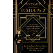 Tuxedo No 2 1920’s Art Deco Cocktail Menu Metal Wall Art