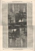 1867 Antique Queen Victoria Royal Trip to Kelso Scotland Newspaper