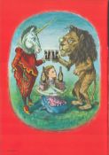 GUINNESS ILLUSTRATION PAGE 1959 ALICE IN WONDERLAND -3