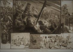 Men, Women and Children Emigrants Travelling to Australia for a New Life 1887