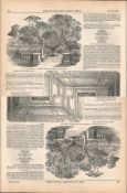 1850 Antique Newspaper Sir Robert Peel Funeral Procession.
