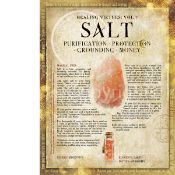 Salt Crystal Gem Stone Healing Virtues Large Metal Wall Art