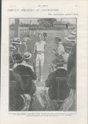 Cricket Australia Ashes Tour Against Kent 1902 Antique.