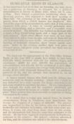 Irish Home Rule Glasgow City Centre Riots Antique 1880 Newspaper