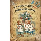 Alice In Wonderland Large Metal Sign 