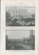 How Dublin Celebrated St Patricks Day 1900 Woodgrain Print