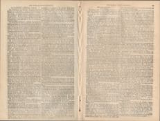 Antique Irish Newspaper 1833 St Patricks Cathedral Dublin.