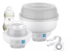 (7M) 4x MAM Electric Steriliser & Express Bottle Warmer RRP £96 Each.