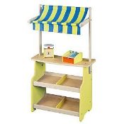 (6D) 2x Items. 1x Wooden Market Stall. 1x Teepee Pet Bed