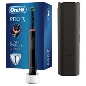 (7I) 2x Oral-B Pro 3 3500 Black Edition Cross Action Electric Toothbrush RRP £90 Each. (Both Units