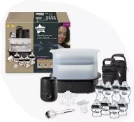 (7M) 2x Tommee Tippee Items. 1x Closer To Nature Complete Feeding Set Black Edition RRP £84.99. 1x
