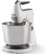 (6E) Lot RRP £70+. 3x Items. 1x Breville Hand And Stand Mixer RRP £46. 1x 4 Slice Black & Wood Effe