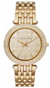 Michael Kors MK3398 Darci Gold Tone Stainless Steel Ladies Watch