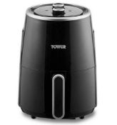 Lot RRP £74.99. 2x Items. 1x Tower 1.8L Vortx 1300W Compact Air Fryer Black RRP £40 (NO396 ). 1x