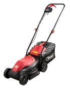 RRP £84.99. Webb Dynamic 32cm Corded Rotary Lawnmower. 32cm Cutting Width. (H28 x W35.5 x D57.5cm