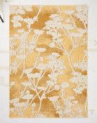Lot RRP £104. 2x Items. 1x Sunlight Floral Rug Nugget Gold RRP £54 (80cm x 150cm) UD814. 1x Faux L