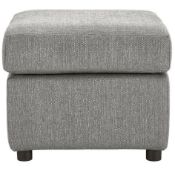 RRP £79. Alicante Footstool Natural. (Please Note Colour On Photo May Differ To Product). AC565